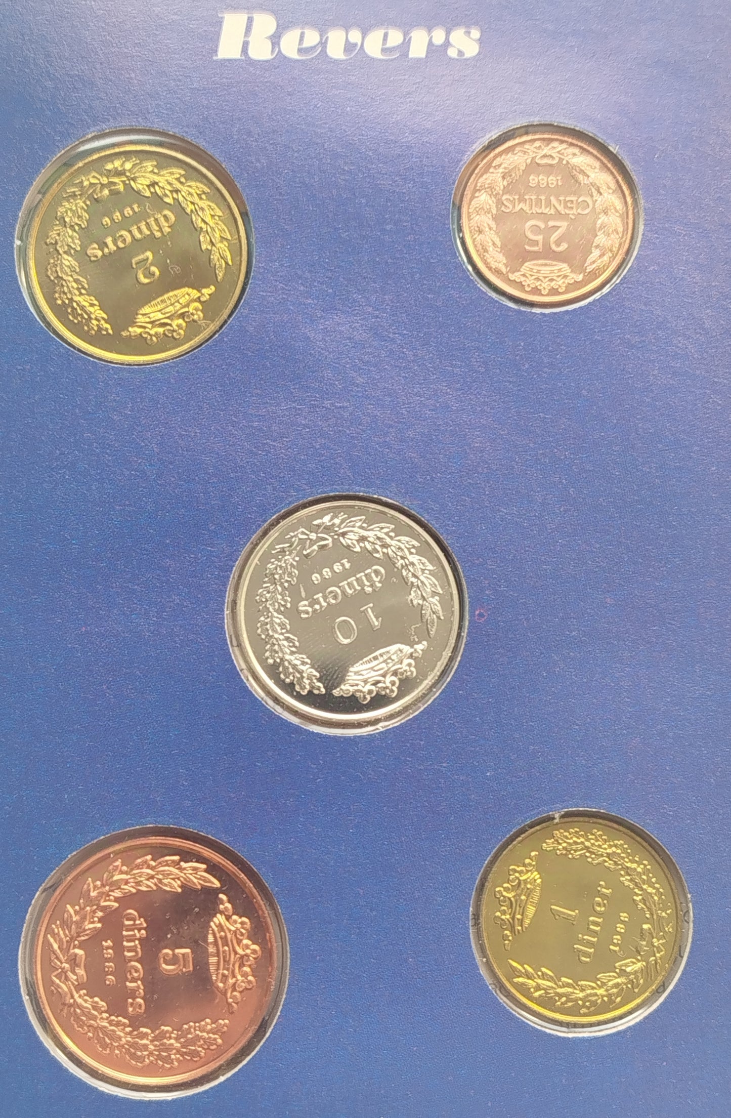 Emissions Numismàtiqued de S.E. el Coprincep d'Andorra, 1986.