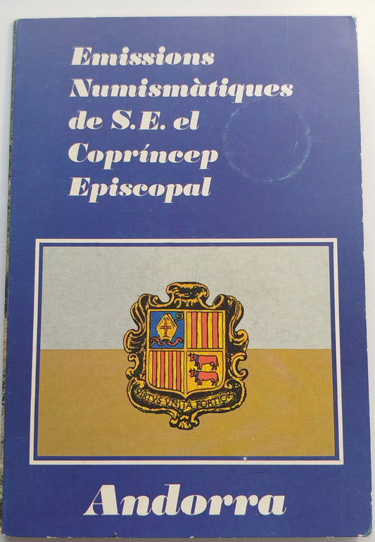 Emissions Numismàtiqued de S.E. el Coprincep d'Andorra, 1986.